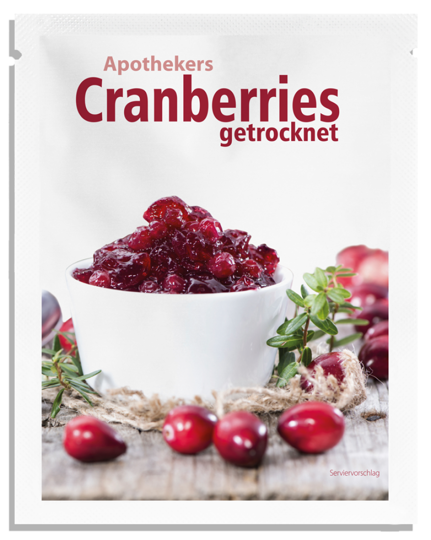 Apothekers Cranberries getrocknet, 10g