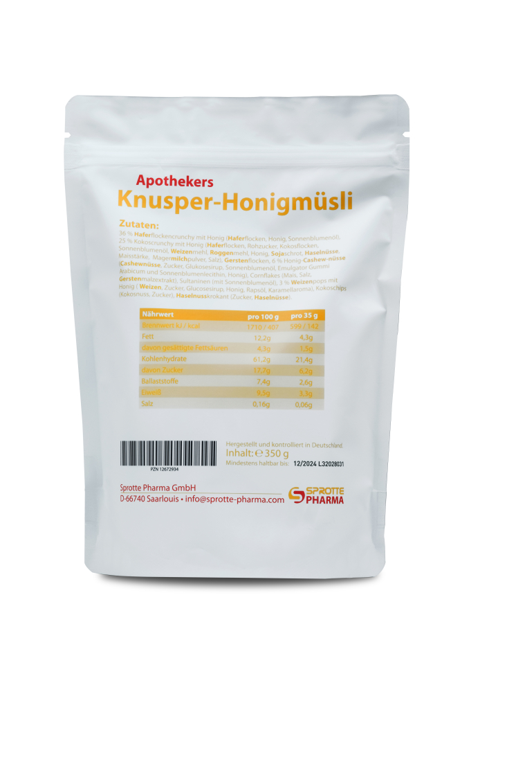 Apothekers Knusper-Honigmüsli 350g